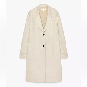 Zara Faux Suede Women's Coat Size Large